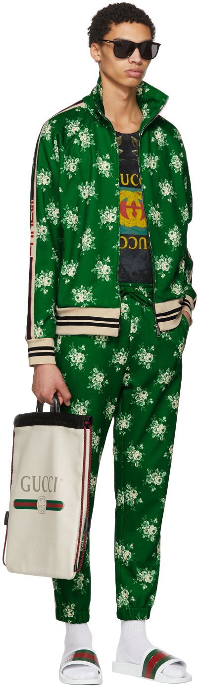 gucci tracksuit green|gucci women tracksuit.